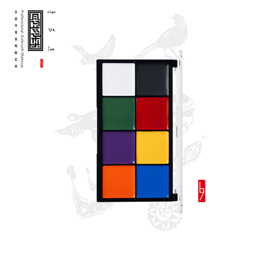 極艷油彩 高彩油膏8色盤